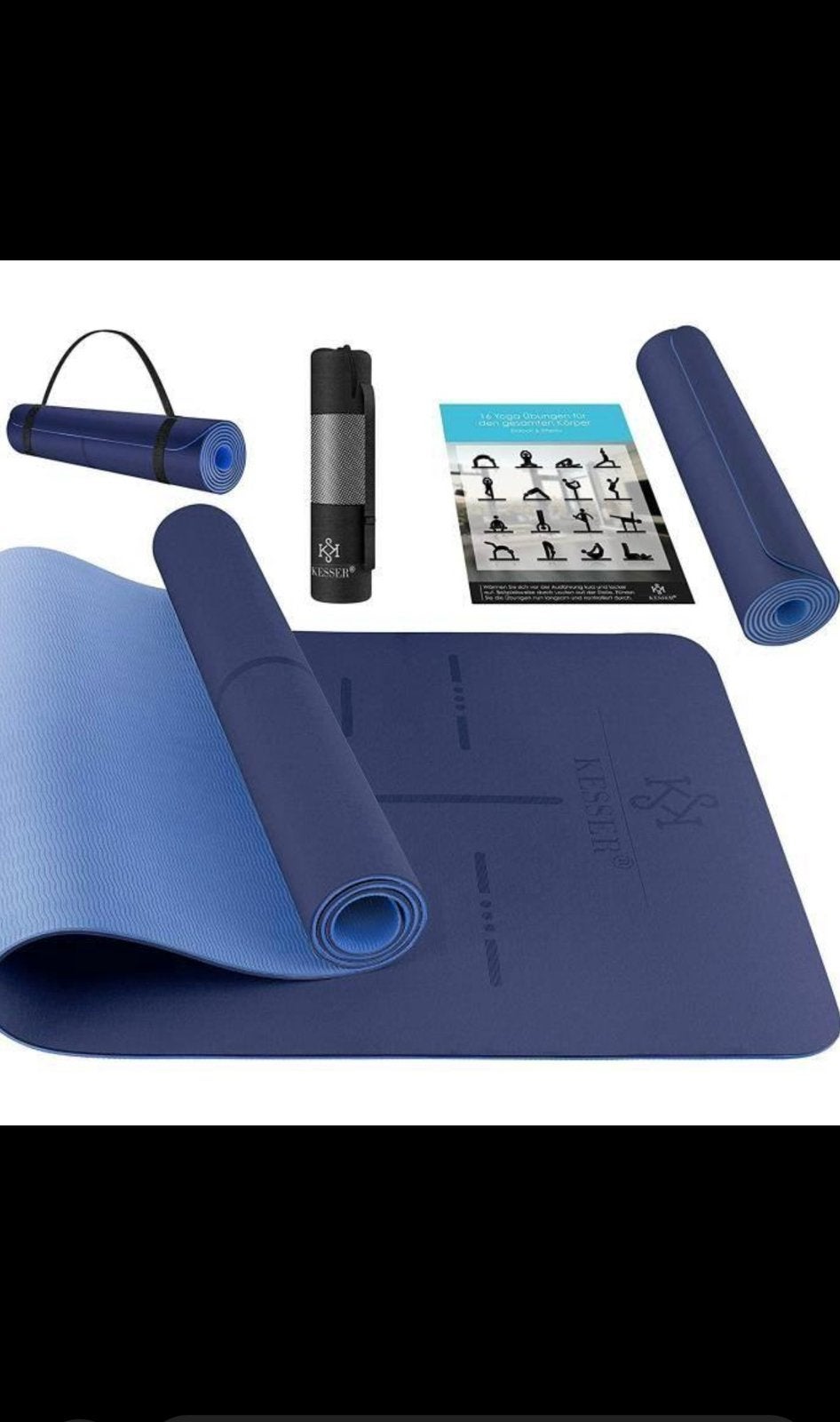 Kesser Yoga Set: Mat, Blok en Draagband - Nieuw, Ophalen, Nieuw, Overig