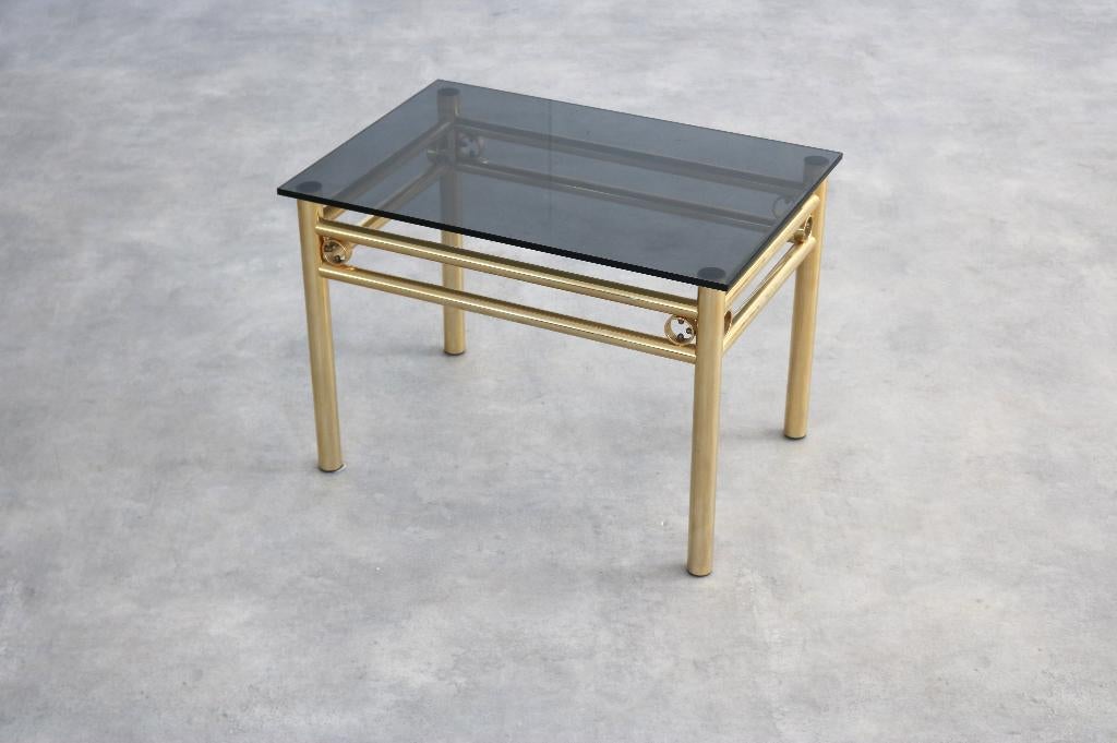 vintage bijzettafel | sidetable | Zweeds, Gebruikt, 100 tot 150 cm, ., Ophalen of Verzenden