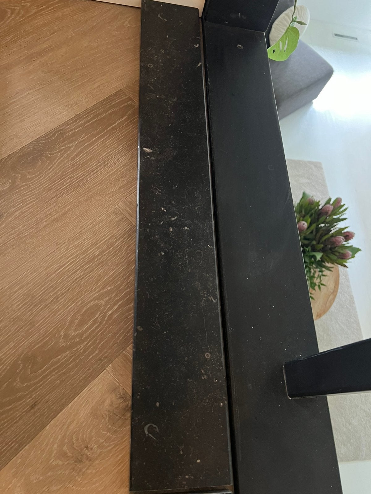 2x donker gezoet hardsteen deur dorpels, Ophalen, Hardsteen, Vensterbanken, Nieuw