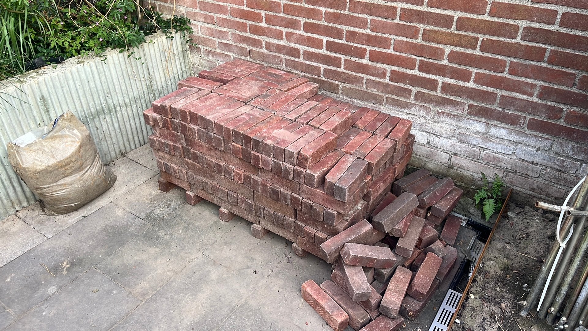 Gebakken waaltjes restpartij 4m2, Tuin en Terras, Ophalen, Keramiek, Klinkers, Nieuw