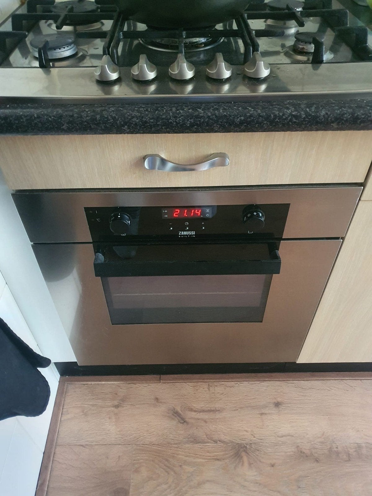 Zanussi inbouw oven - past in 60x60 kastje, Ophalen, Gebruikt, Oven, Zanussi