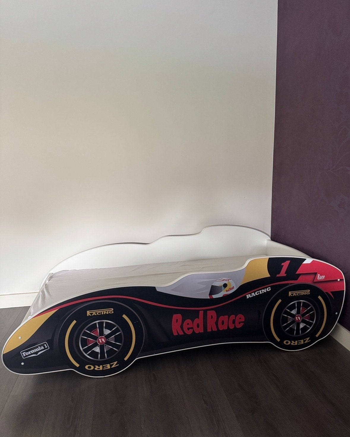 Formule 1 Raceauto Bed - Kinderbed, Ophalen of Verzenden, Gebruikt, 180 cm of meer, 70 tot 85 cm