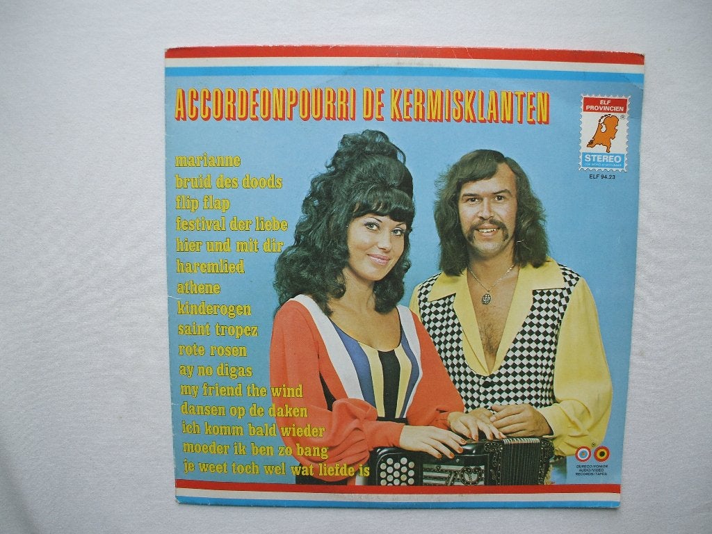 De kermisklanten - Accordeon pourri LP, Cd's en Dvd's, Vinyl | Nederlandstalig, LP, Gebruikt, Ophalen of Verzenden, Levenslied of Smartlap