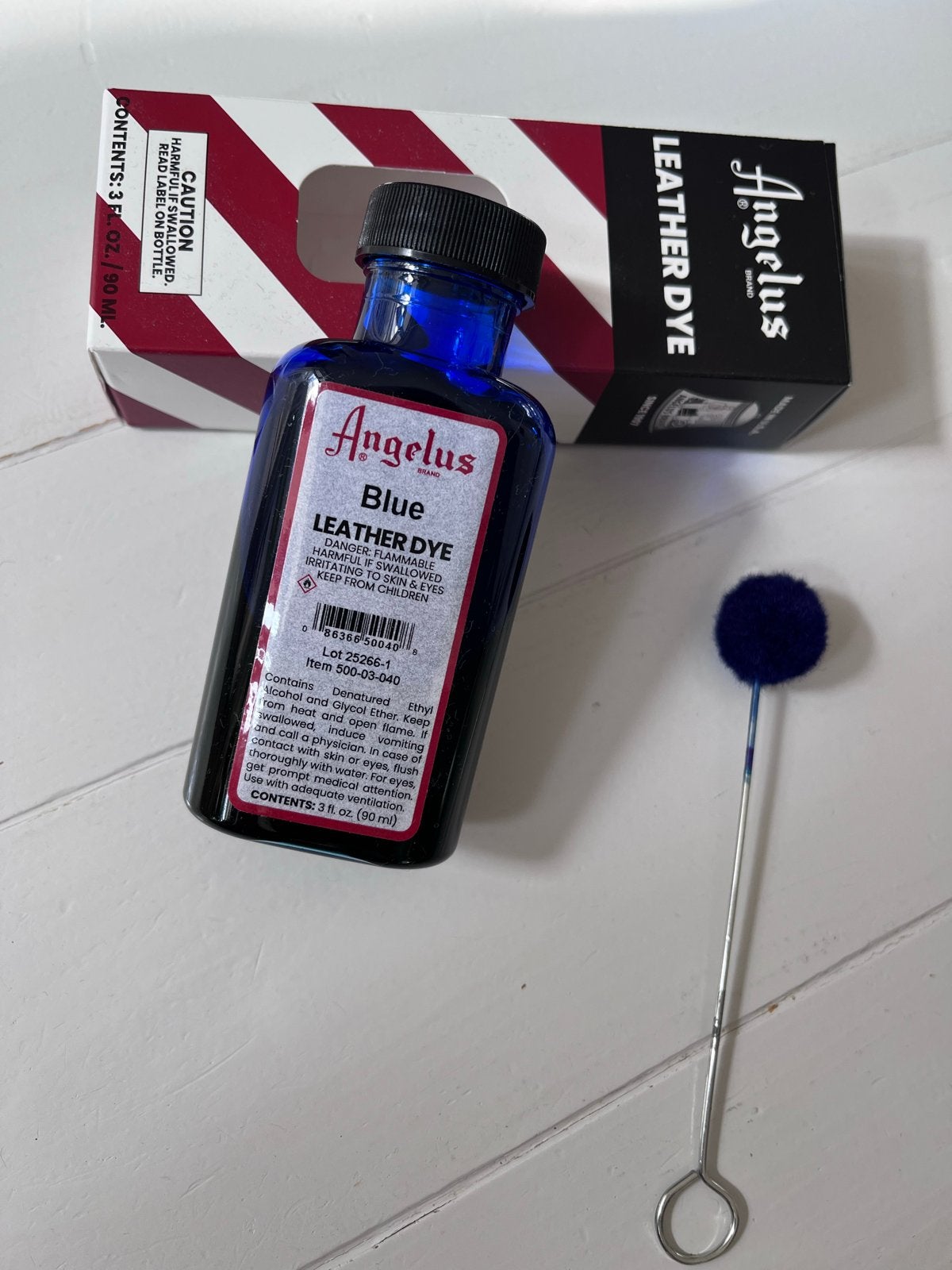 Angelus Leer Verf Blauw, Nieuw, Ophalen of Verzenden, Blauw, Overige merken
