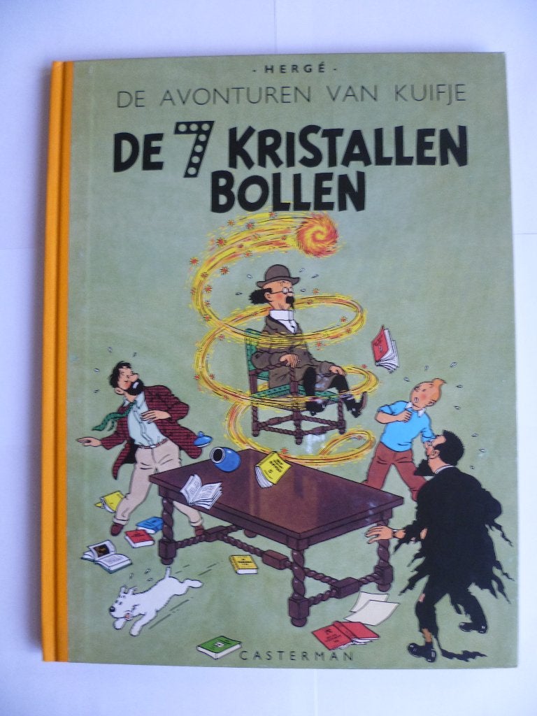 KUIFJE 1E DRUK FACSIMILE UITGAVE"DE 7 KRISTALLEN BOLLEN"2001, Boeken, Eén stripboek, Ophalen of Verzenden, Zo goed als nieuw, Hergé