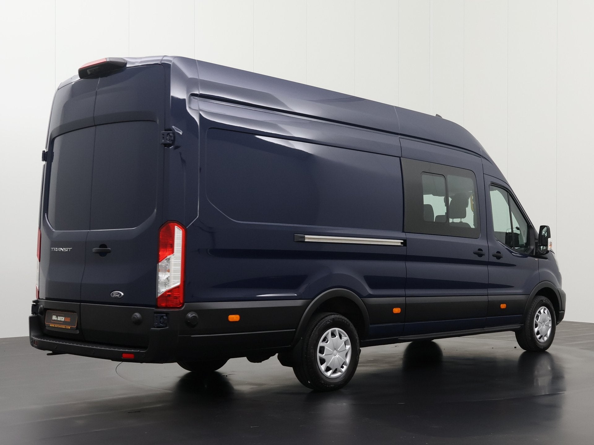 Ford Transit 2.0TDCi 165PK L4H3 Jumbo Dubbele Cabine | 6-Per, Stof, Gebruikt, 2593 kg, Blauw