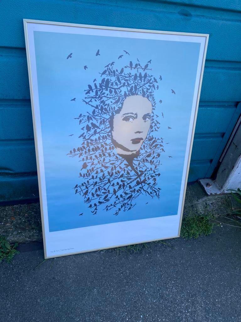Poster v Icy & Sot, Moco museum Let her be free, Ophalen, Zo goed als nieuw