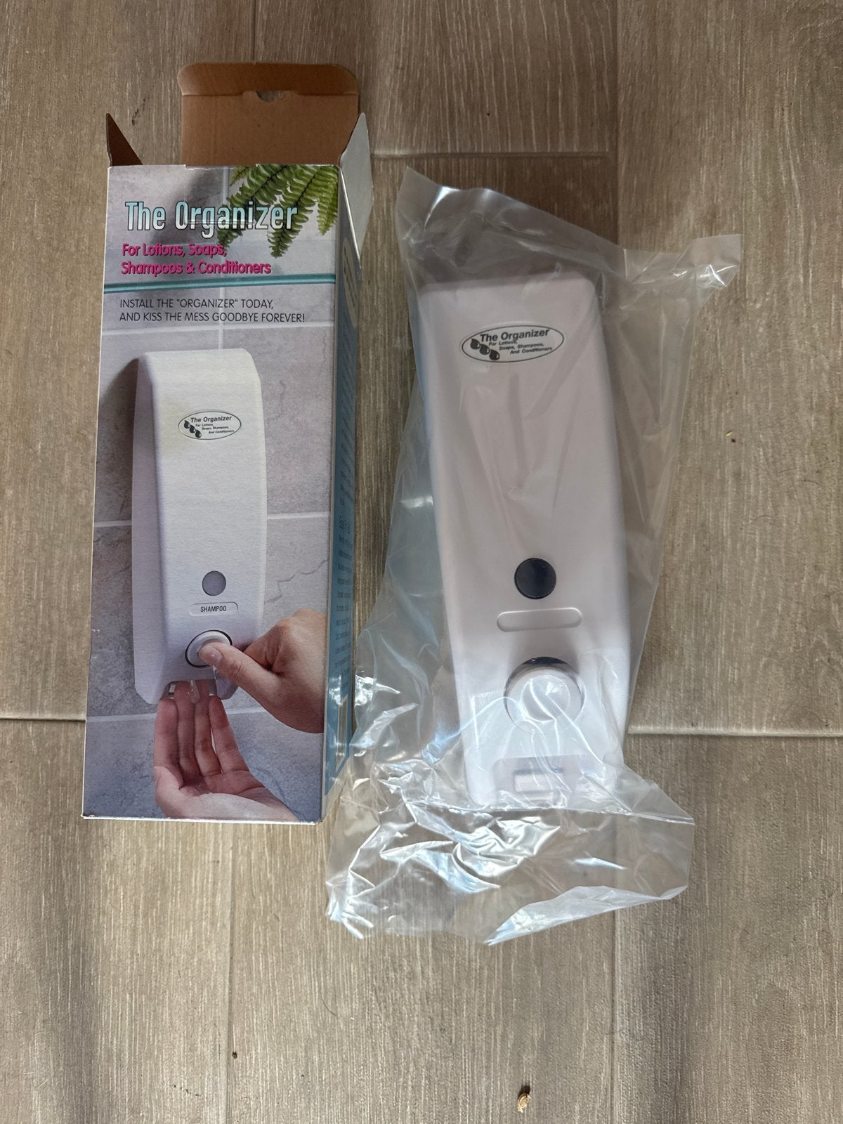 Nieuwe zeep/douche Dispenser - The Organizer, Nieuw, Wit, Overige merken, Zeepdispenser/zeepbakje