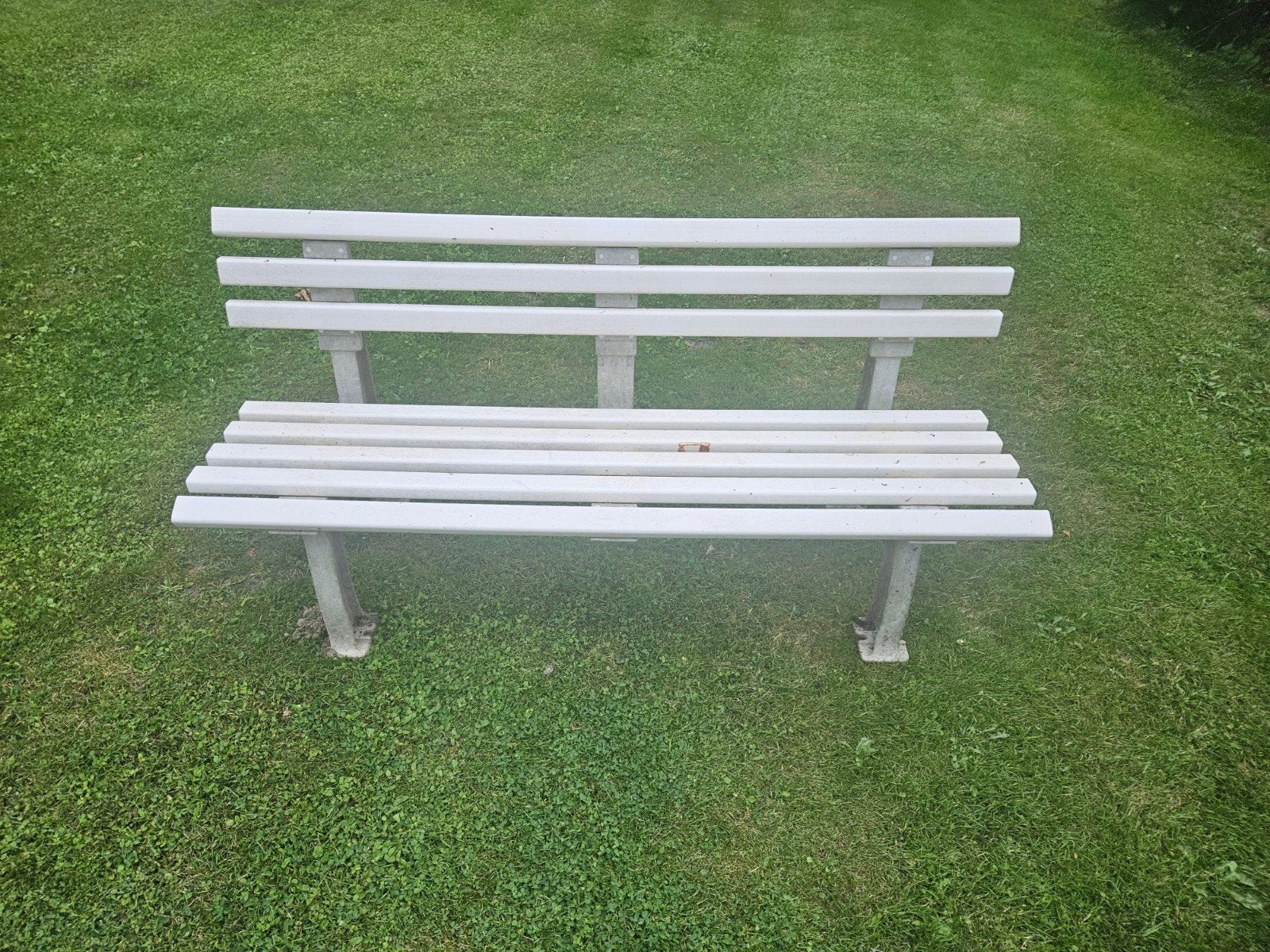 Te koop bankje, Tuin en Terras, Ophalen, Zo goed als nieuw, Plastic