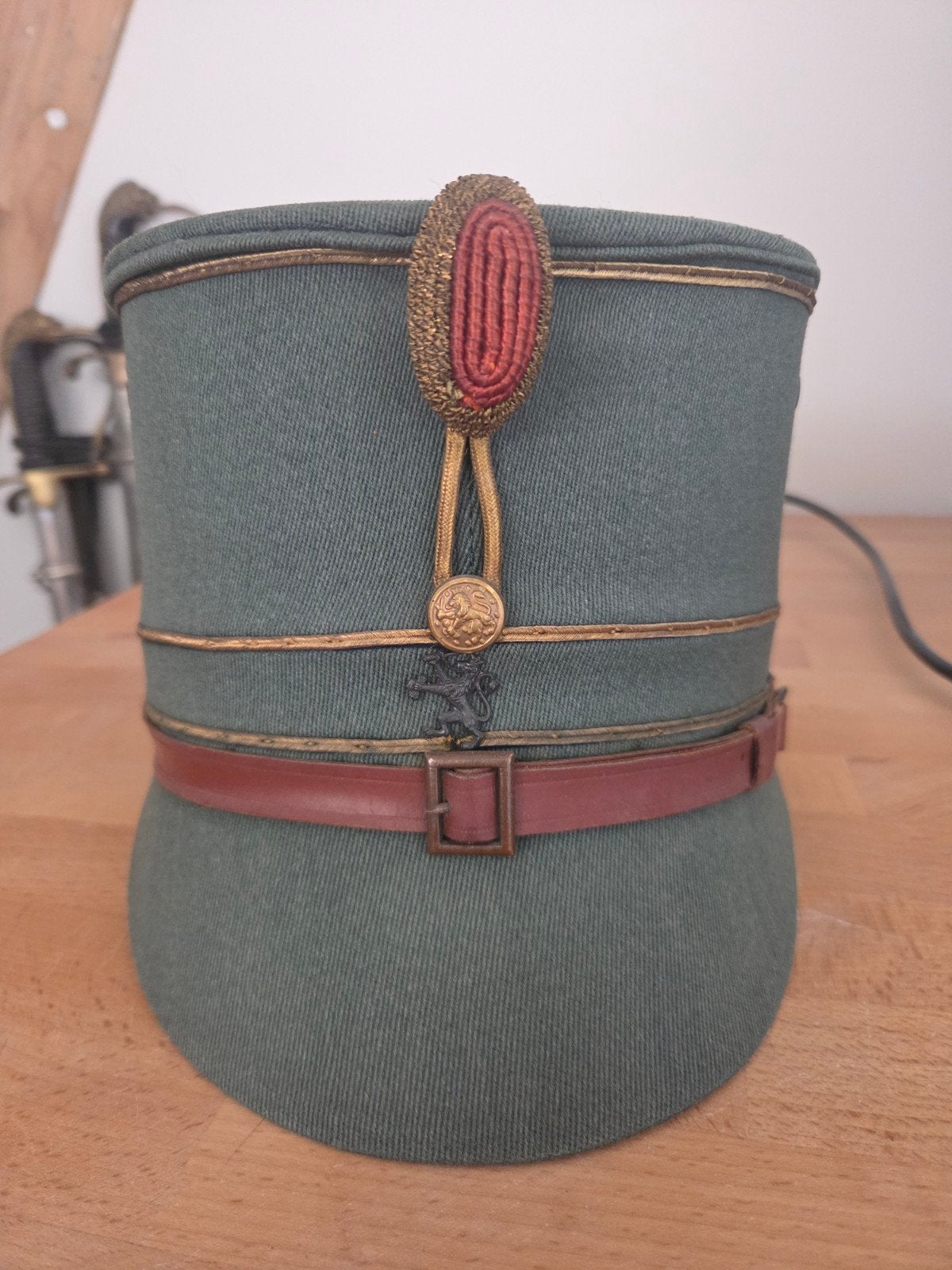 Zeldzame Nederlandse Hoofdofficier Kepie M1928, Verzamelen, Ophalen of Verzenden, Landmacht, Nederland, Helm of Baret