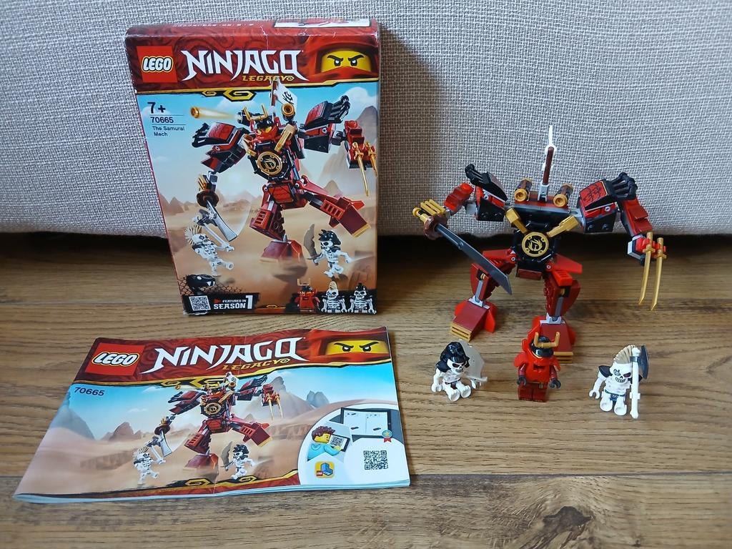 Lego Ninjago 70665, De Samoerai Mech, 100% compleet, Kinderen en Baby's, Speelgoed | Duplo en Lego, Lego, Ophalen of Verzenden
