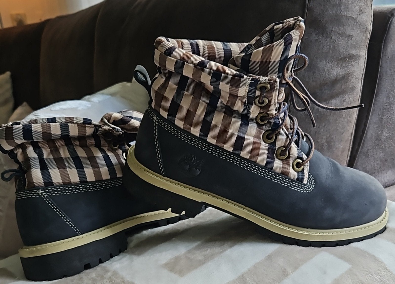 Timberland Authentics Roll-Top Boots Maat 37 nieuw staat, Ophalen of Verzenden, Zo goed als nieuw, Bruin, Boots