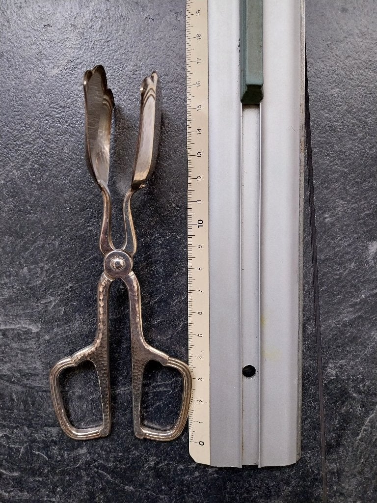 Antieke Alpaca Suikertang - Vintage Bestek (ArtDeco periode), Antiek en Kunst, Ophalen of Verzenden
