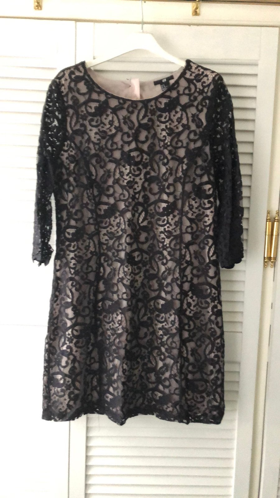 H&M Zwart Kanten cocktailJurkje Maat M  heel soepel vallend, Kleding | Dames, Jurken, Maat 38/40 (M), Zwart, Ophalen of Verzenden