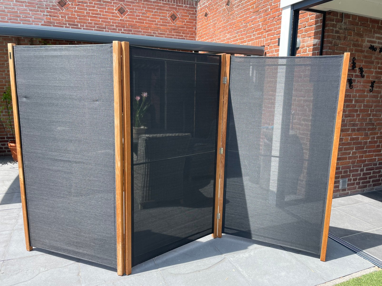 Luxe tuinscherm, kamerscherm,verplaatsbaar., Tuin en Terras, Ophalen, Zo goed als nieuw, 200 cm of meer, 150 tot 200 cm