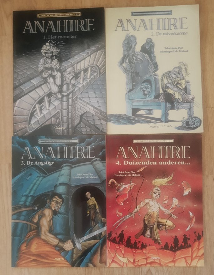 Serie Reeks ANAHIRE Deel 1-4 COMPLEET / Malnati, Complete serie of reeks, Ophalen of Verzenden, Gelezen