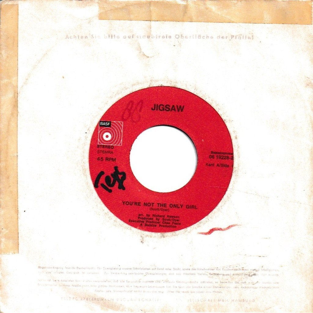 Jigsaw - You're not the only girl, Ophalen of Verzenden, Gebruikt, 7 inch, Pop