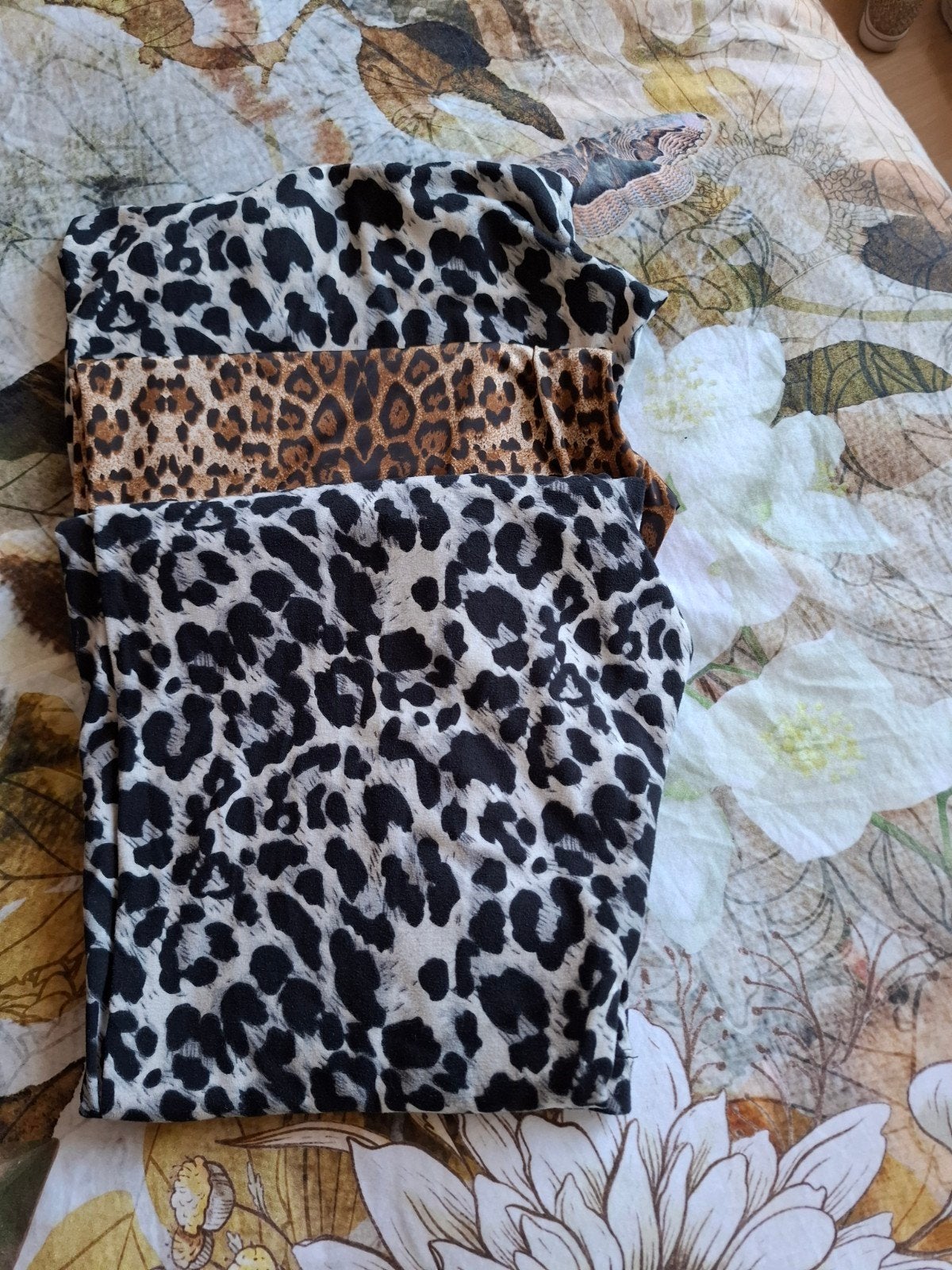 3x Norah Leopard Print Broek Maat 46, Zwart, Ophalen of Verzenden, Zo goed als nieuw, Norah