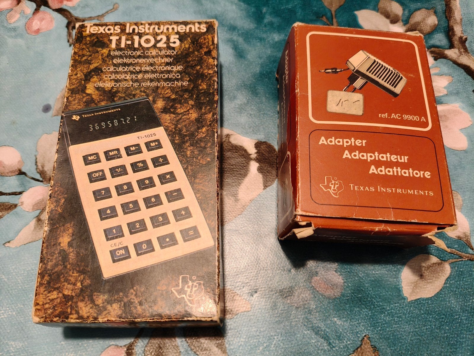Vintage rekenmachine Texas Instruments TI-1025, Ophalen of Verzenden, Zo goed als nieuw