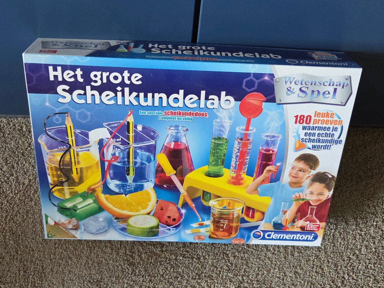 Clementoni Het Grote Scheikundelab - Wetenschap & Spel, Ophalen, Zo goed als nieuw, Ontdekken
