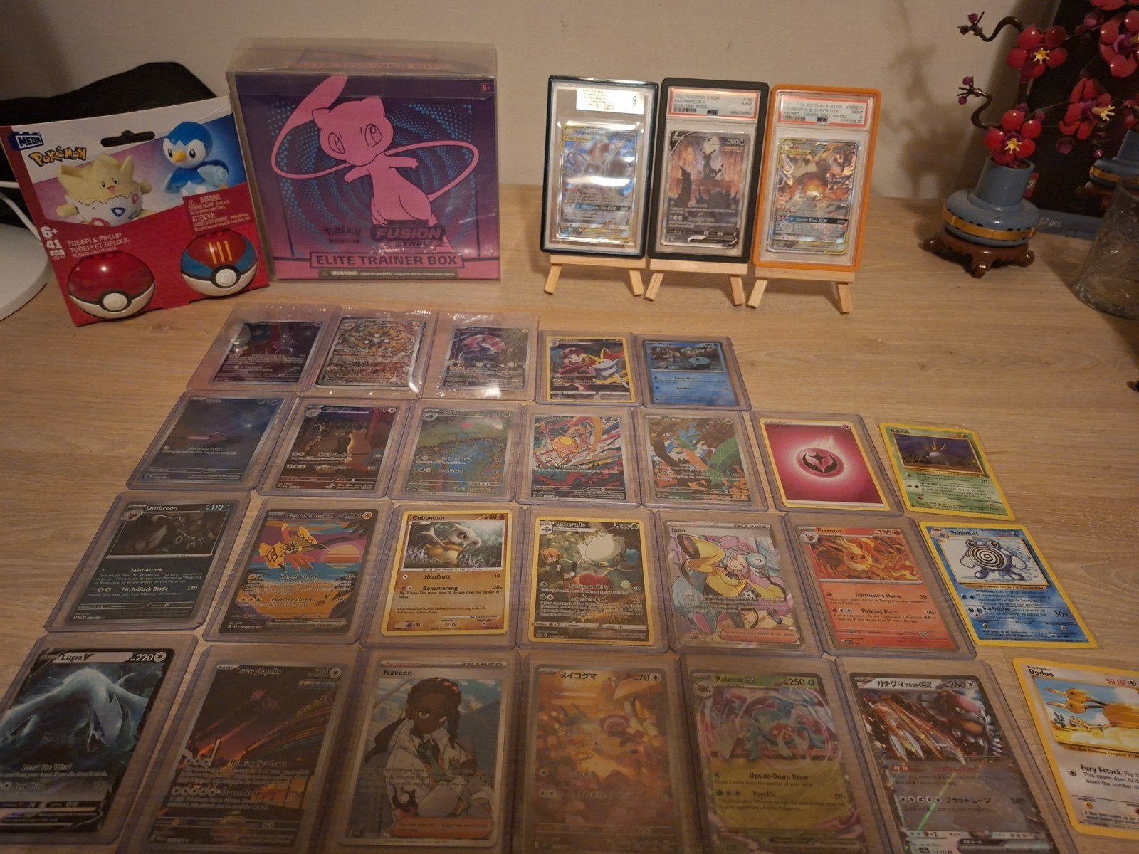 Grote collectie Pokémon kaarten, inclusief PSA-graded en etb, Hobby en Vrije tijd, Verzamelkaartspellen | Pokémon, Ophalen of Verzenden