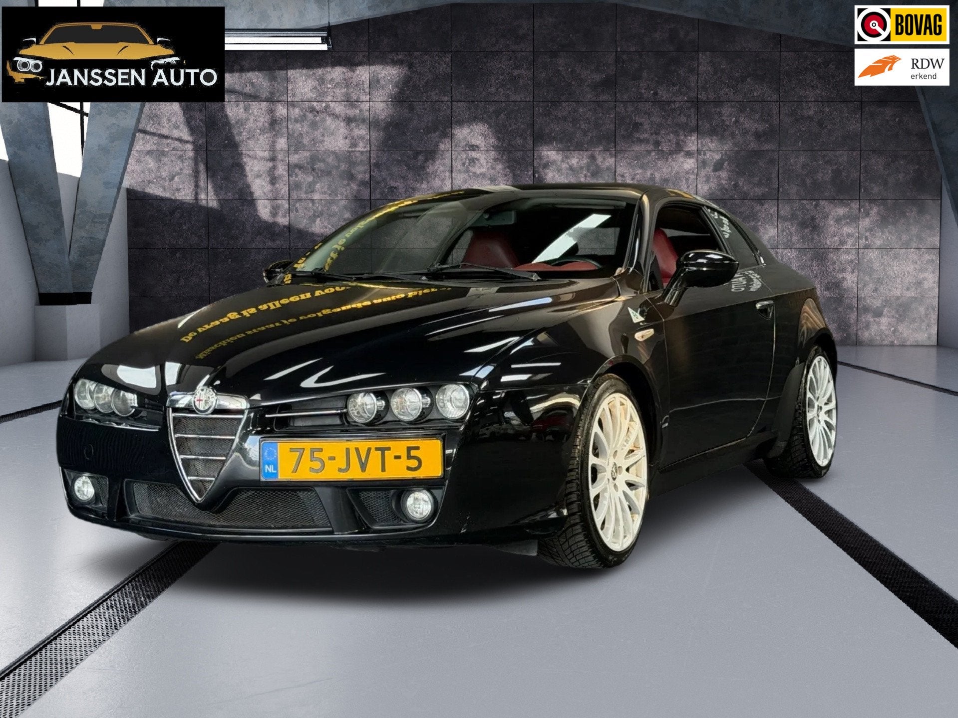 Alfa Romeo Brera 2.2 JTS Skyview | Zeldzaam Interieur | Rece, Auto's, Brera, Gebruikt, 4 cilinders, 4 stoelen