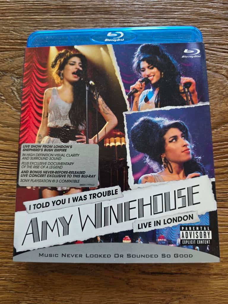 Amy Winehouse - Live in London Blu-ray, Alle leeftijden, Ophalen of Verzenden, Zo goed als nieuw