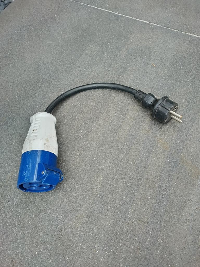 Verloopstekker CEE naar Schuko, Ophalen of Verzenden, Gebruikt