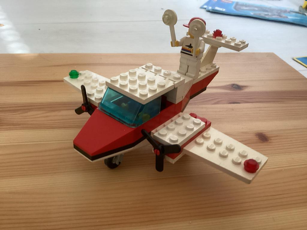 LEGO Legoland 6687 Vliegtuig met piloot, Compleet, Gebruikt, Lego, Ophalen of Verzenden