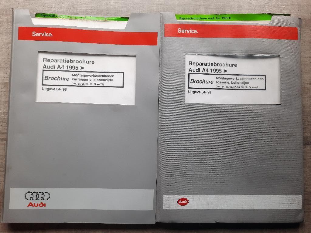 Audi A4 B5 dealer werkplaatsboek  Carrosserie werkzaamheden, Ophalen of Verzenden, Gelezen, Audi