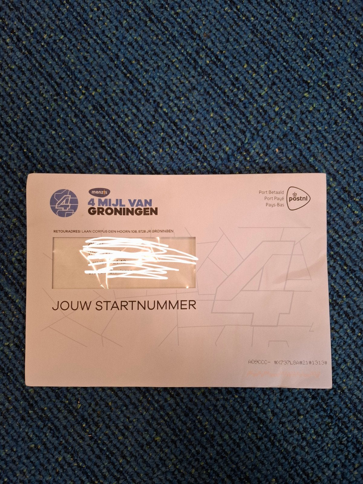 4 mijl startnummer