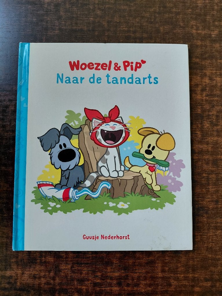 Boek Woezel en Pip Naar de tandarts, Fictie algemeen, Jongen of Meisje, Ophalen of Verzenden, Zo goed als nieuw