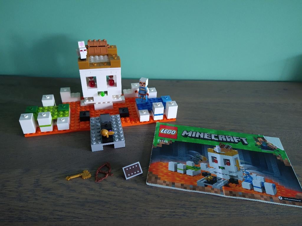 Lego Minecraft 21145 The Skull Arena, Inclusief minifiguren, Minecraft, Lego, Ophalen of Verzenden
