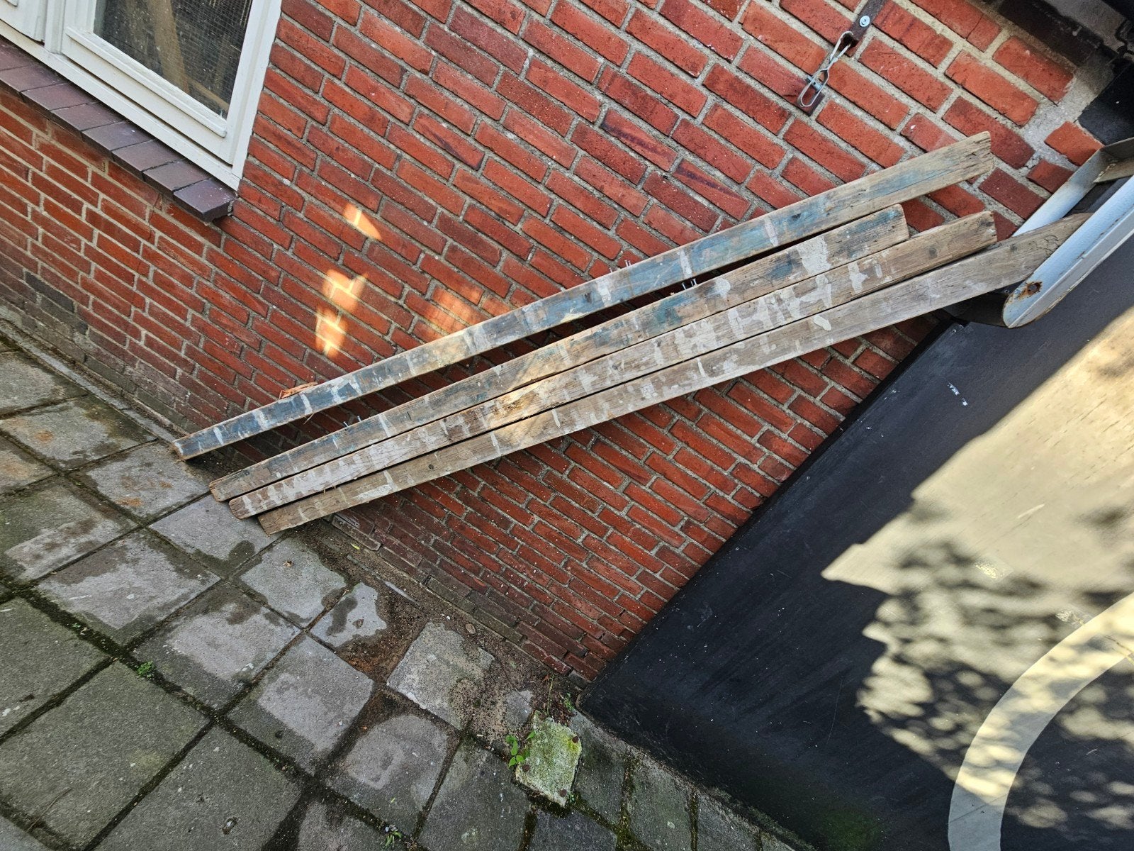 Metselprofielen 9x7,5cm - 4 stuks diverse lengtes, Ophalen