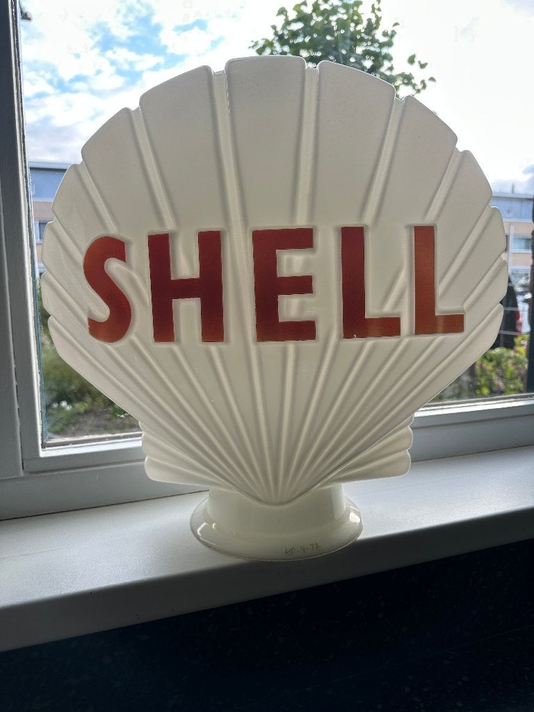 Originele SHELL 7 inch globe benzine pomp benzinepomp globe., Verzamelen, Ophalen of Verzenden, Gebruikt, Gebruiksvoorwerp