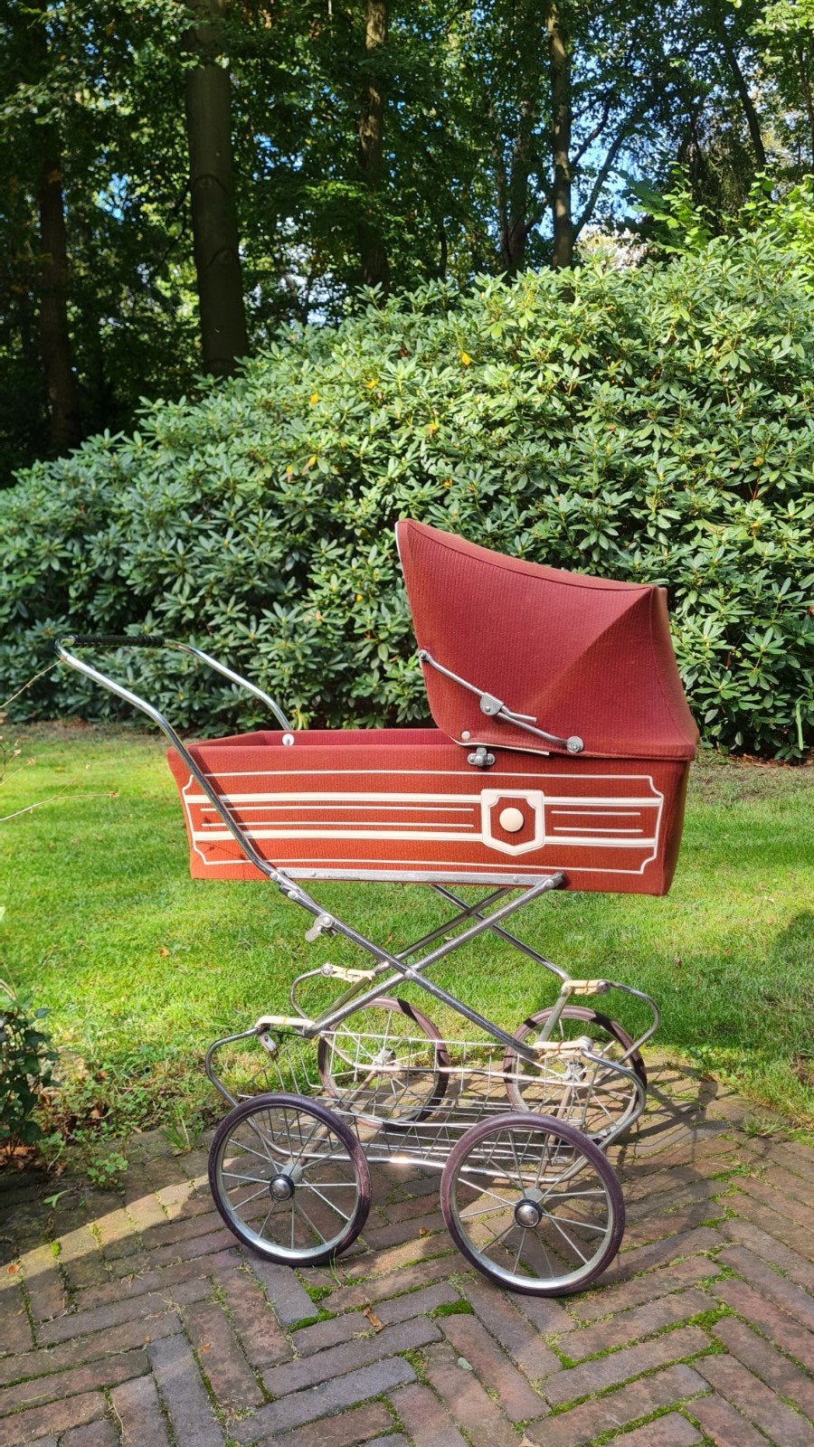 Retro Poppenwagen - Charmant en Klassiek Speelgoed, Ophalen of Verzenden, Gebruikt, Kinderwagen, Overige merken