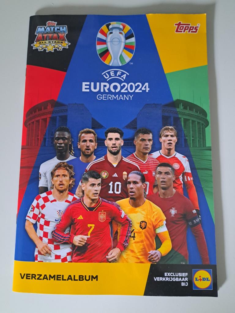 Match Attack All-Stars Euro 2024 Topps Lidl, Verzamelen, Ophalen of Verzenden, Zo goed als nieuw, Vitesse, Poster, Plaatje of Sticker
