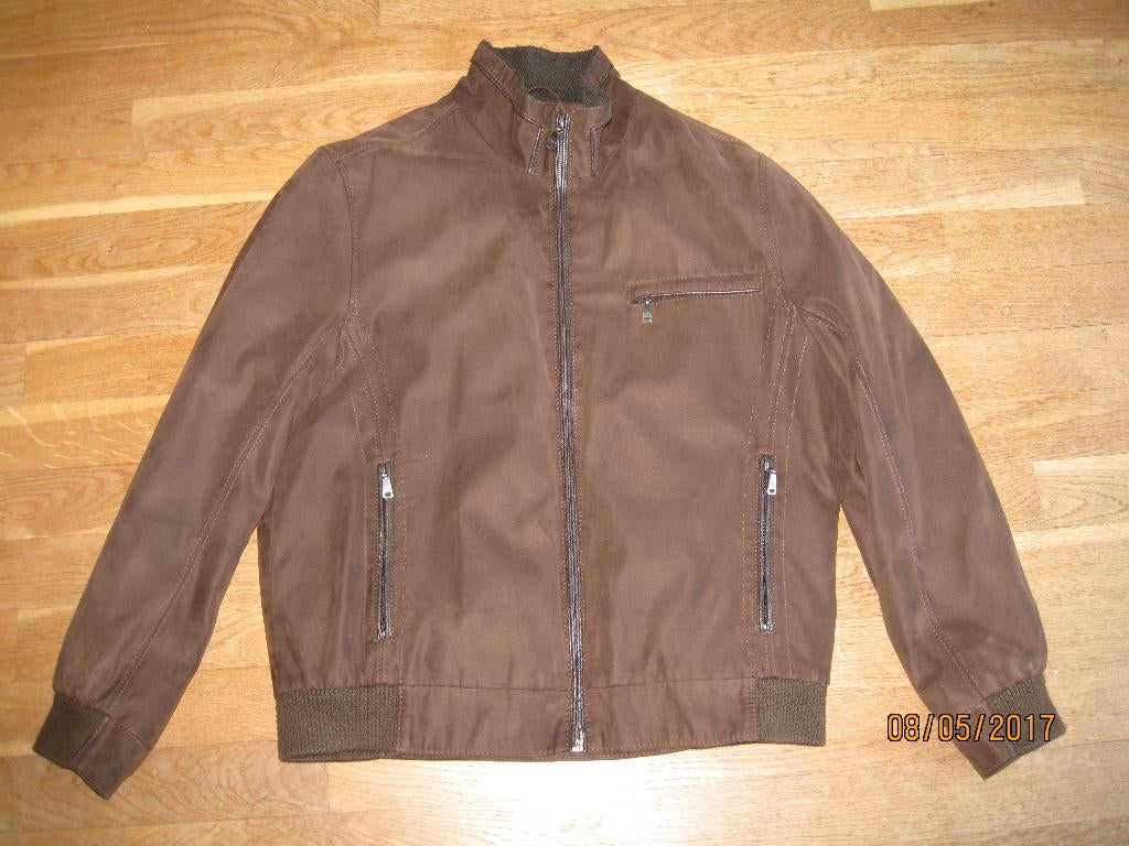 Westbury bruine imitatie-suede voor-/ najaarsjas maat XL, Bruin, Maat 56/58 (XL), Ophalen of Verzenden, Westbury