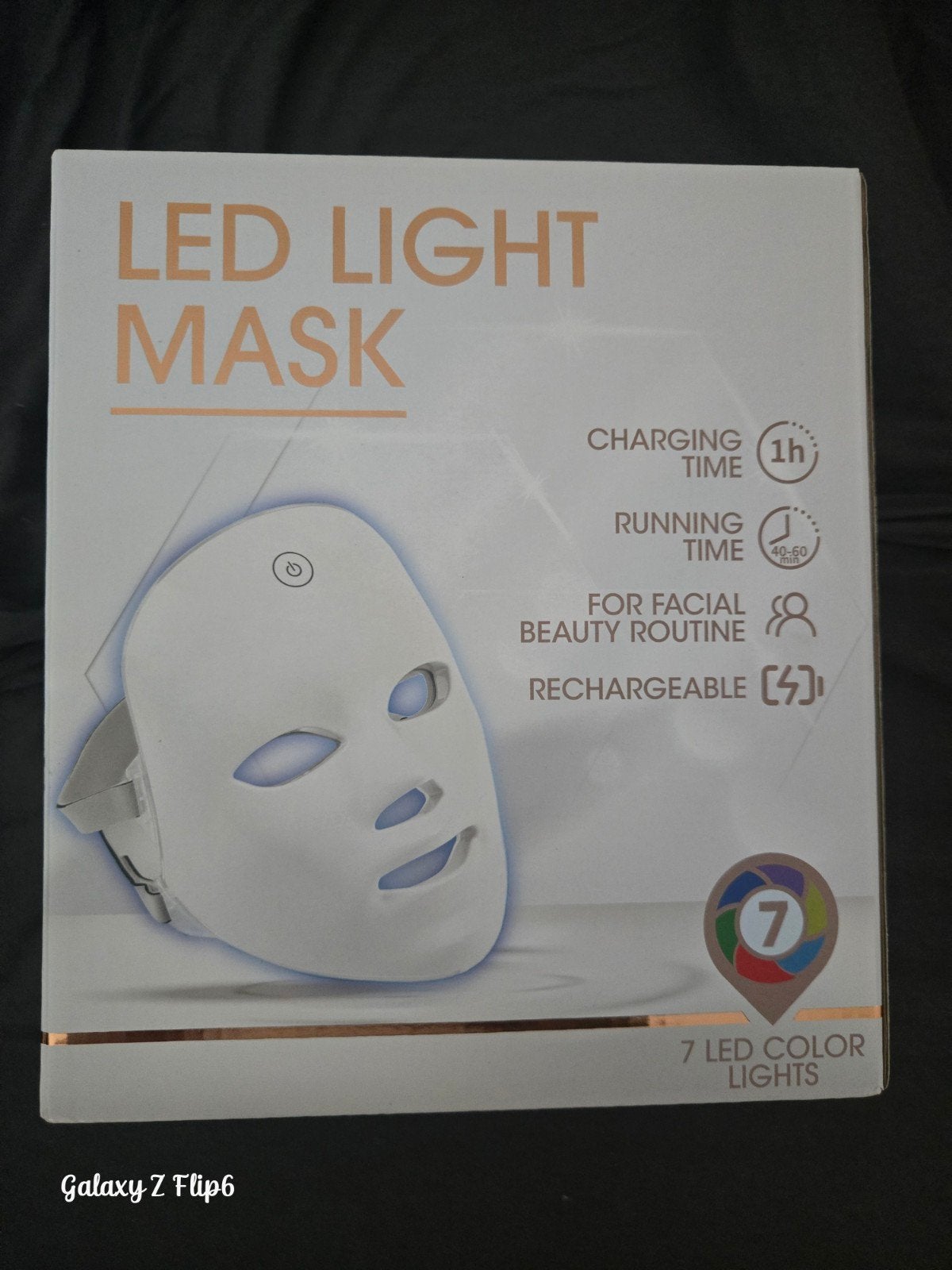 Nieuw LED Masker voor Gezichtsverzorging - 7 Kleuren Licht, Ophalen of Verzenden