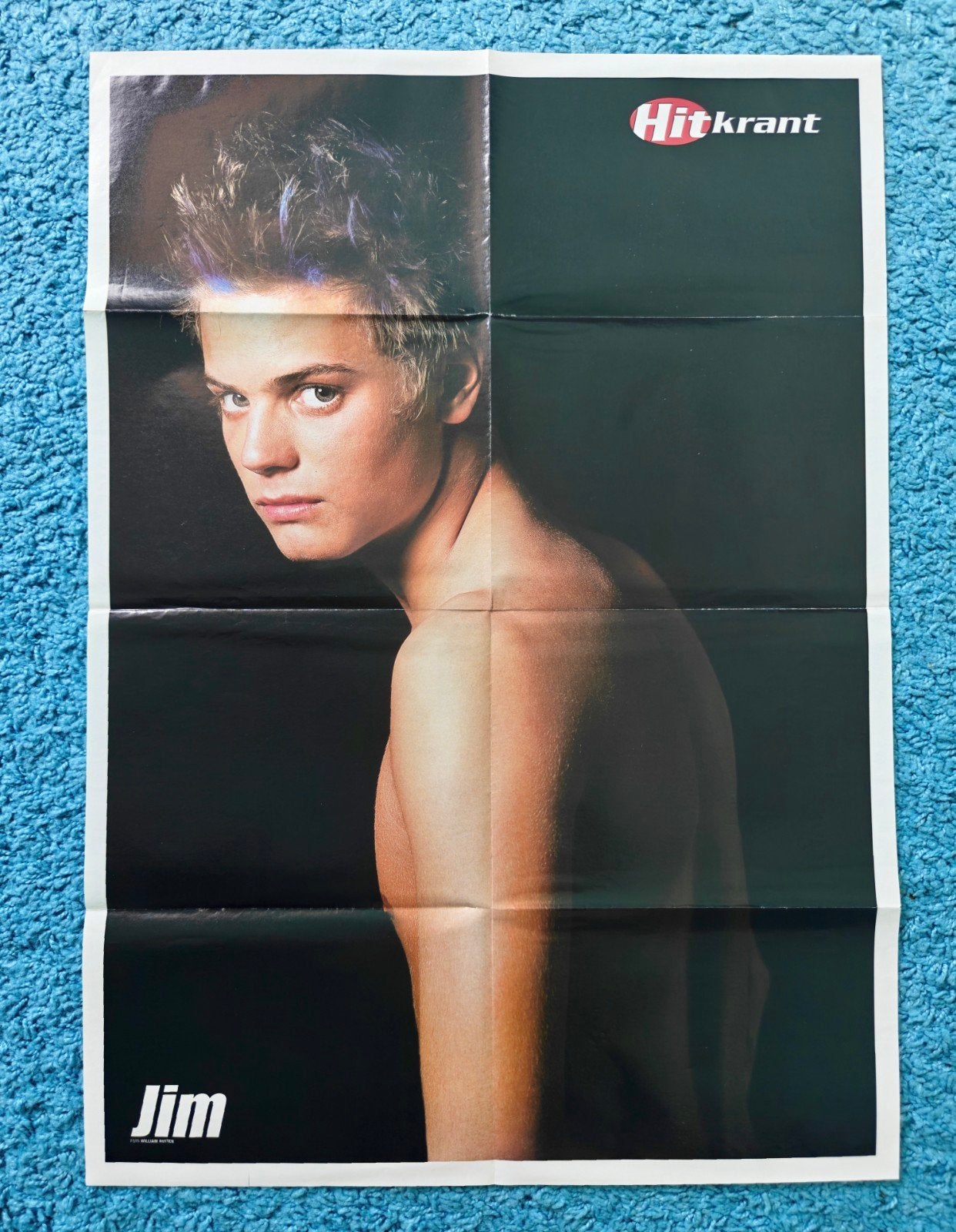 Jim Bakkum poster hitkrant vintage, Verzamelen, Posters, Rechthoekig Staand, Nieuw, Ophalen of Verzenden, A1 t/m A3