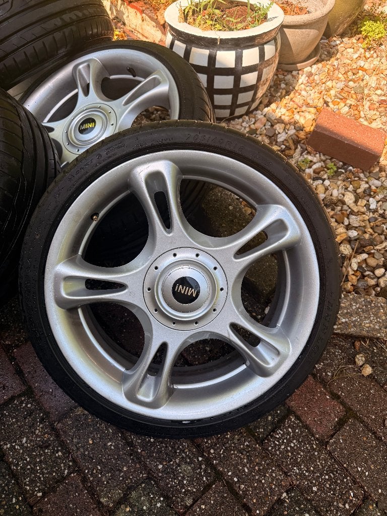 JCW R95 Star Spoke - 4x100 18", Ophalen, 18 inch, Gebruikt, Velg(en)