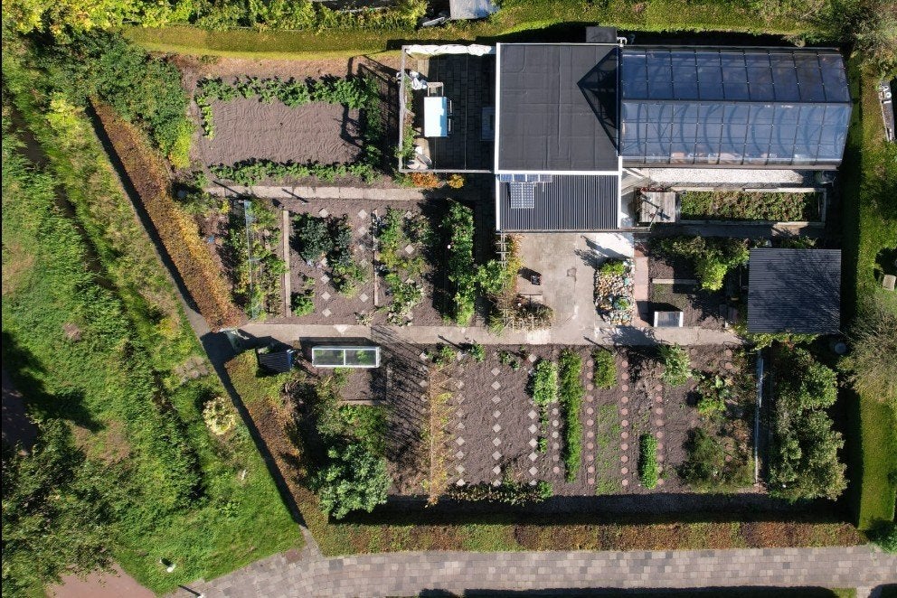 kas met tuinhuisje  op onze tuin kampen, Tuin en Terras, Kweekkas, Ophalen, Staal, Polycarbonaat