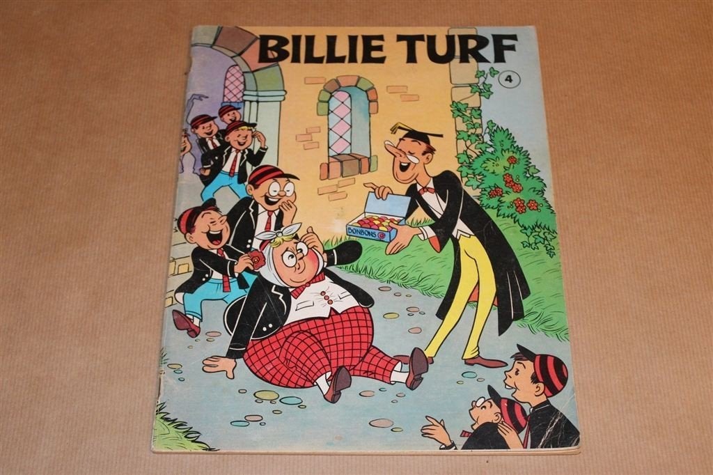 Billie Turf — Het Dikste Studentje [1e dr 1967] — Deel 4, Eén stripboek, Ophalen of Verzenden, Gelezen