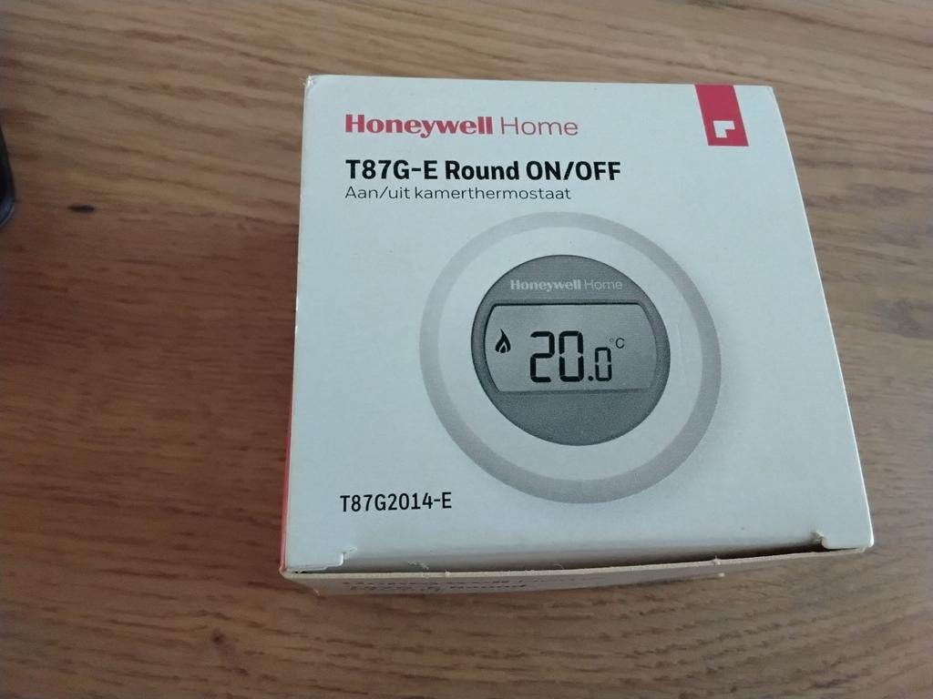 Honeywell Home T87G-E Round ON/OFF Kamerthermostaat Nieuw, Doe-het-zelf en Verbouw, Ophalen of Verzenden, Nieuw