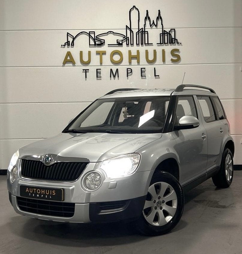 Skoda Yeti 2.0 TDI Active Plus 1e Eigenaar Airco Trekhaak Is, Auto's, Voorwielaandrijving, Euro 5, Stof, Gebruikt