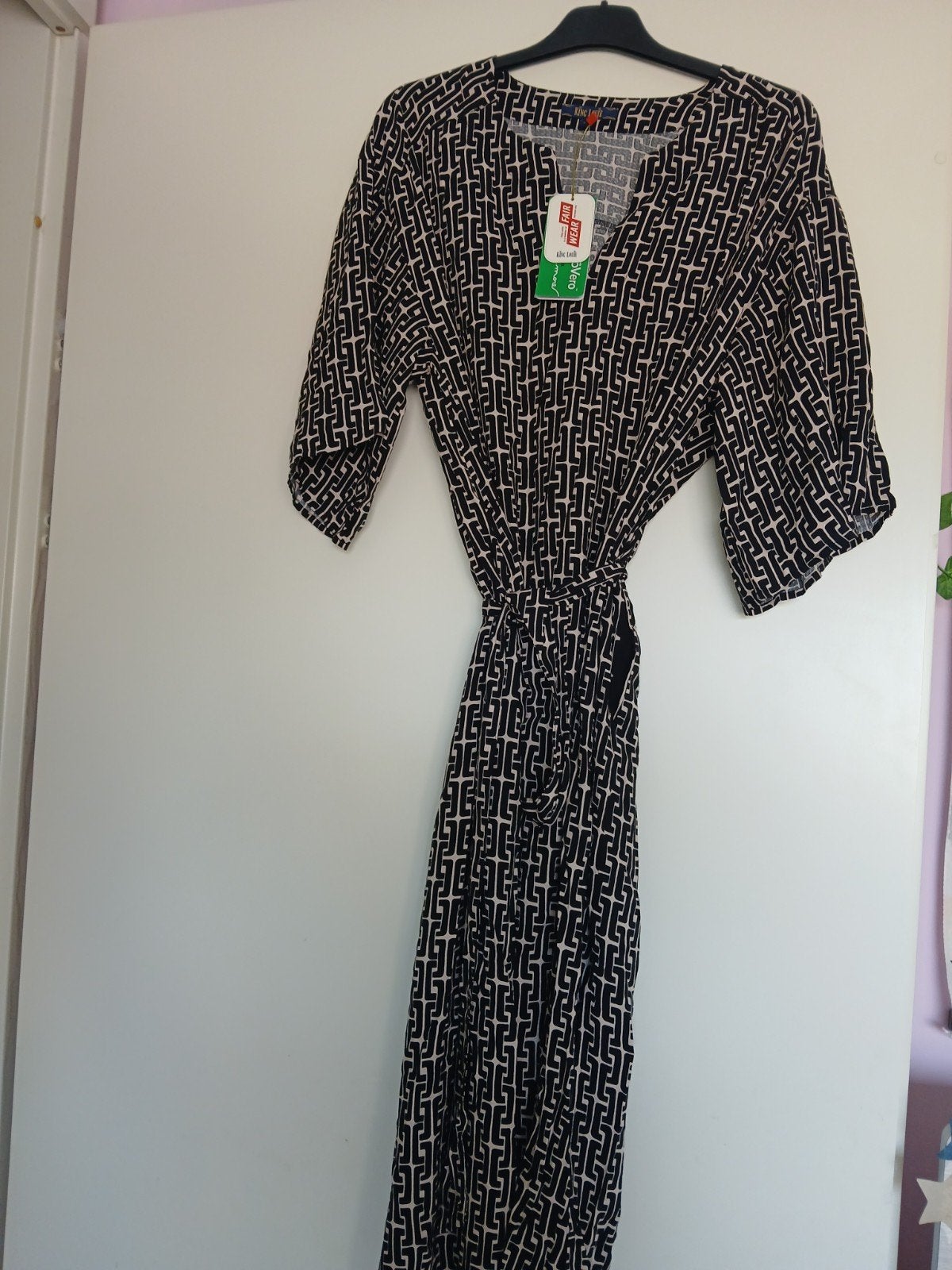 Nieuwe kaftan  King Louie jurk maat 34/42, Maat 38/40 (M), Zwart, Nieuw, Ophalen of Verzenden