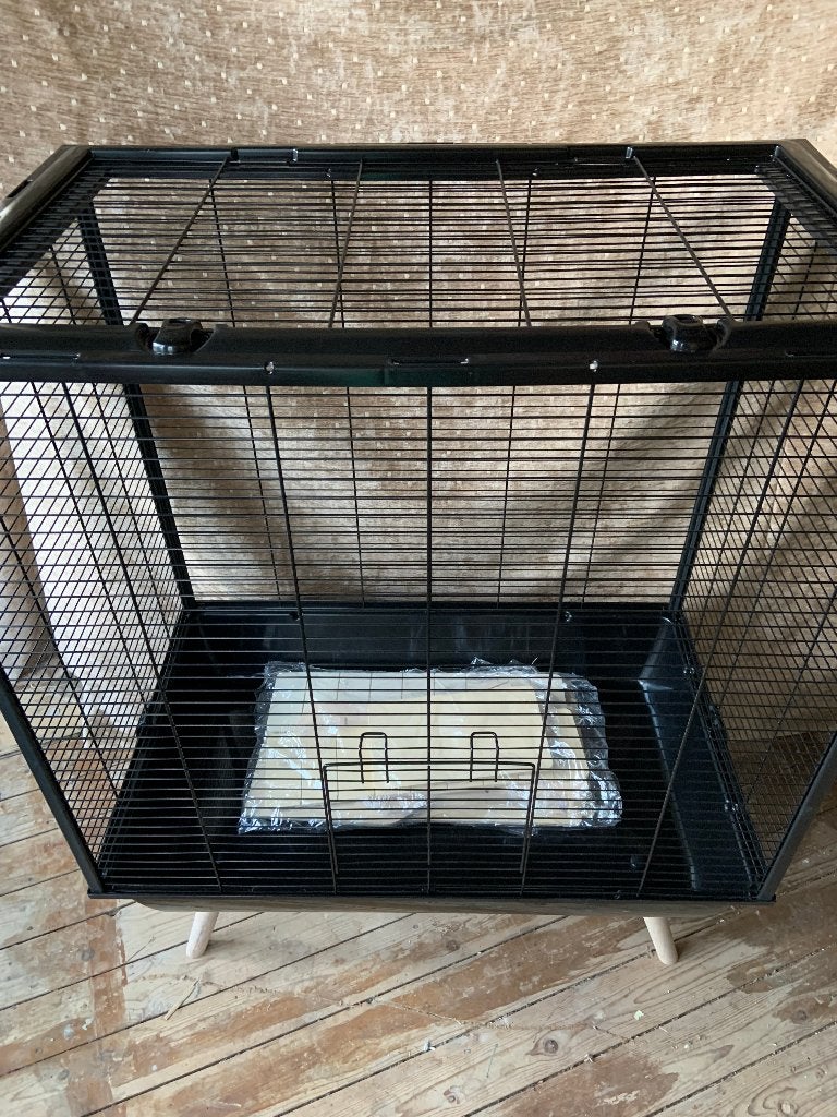 Zolux Knaagdierkooi Neo Cosy Large Zwart 78X48X80 cm nieuw, Dieren en Toebehoren, Ophalen, Kooi, 60 tot 90 cm, Nieuw