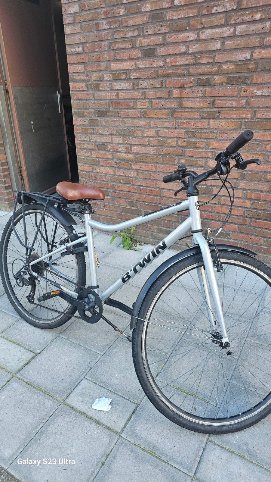 B'Twin fiets bicycle - Zo goed als nieuw, 53 tot 56 cm, Velgrem, Versnellingen, Zo goed als nieuw