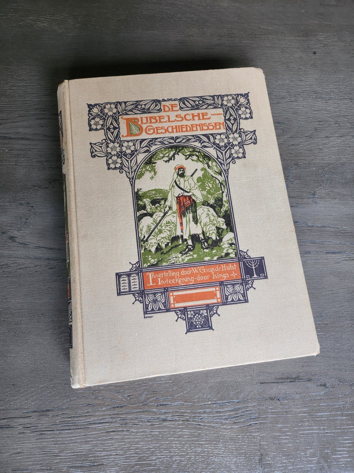 W.G. van de Hulst - De Bijbelsche Geschiedenissen 7e druk, Antiek en Kunst, Ophalen of Verzenden, W.G. van de Hulst
