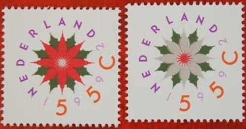 Nederland 1992 - nvph 1542-1543 - Decemberzegels  - abw, Ophalen of Verzenden, Na 1940, Postfris